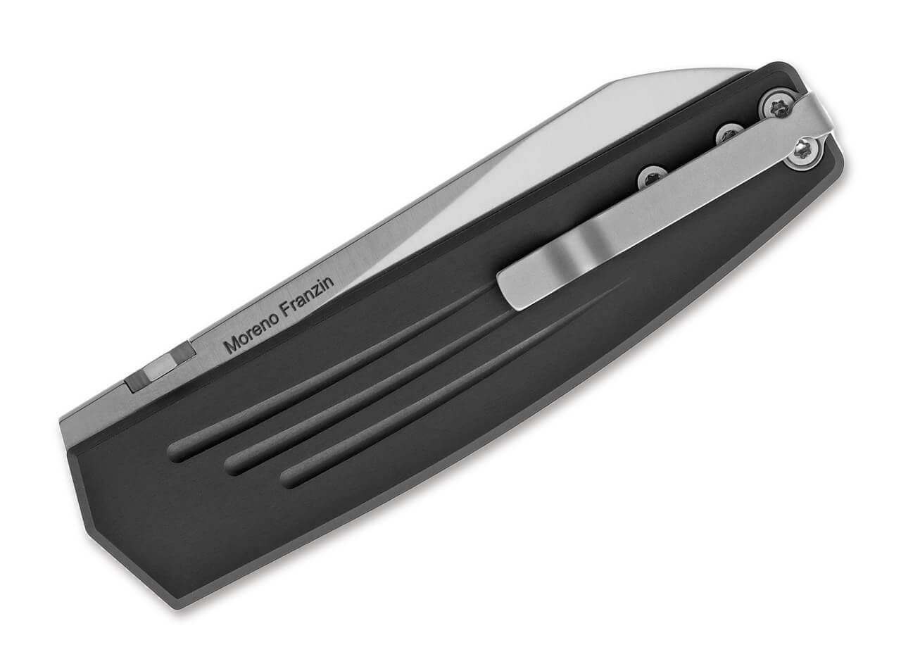 Logan Mini Aluminum Black Satin