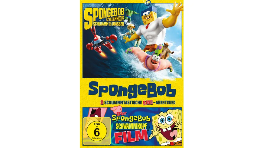 SpongeBob Schwammkopf - Der Film & Schwamm aus dem Wasser  [2 DVDs]