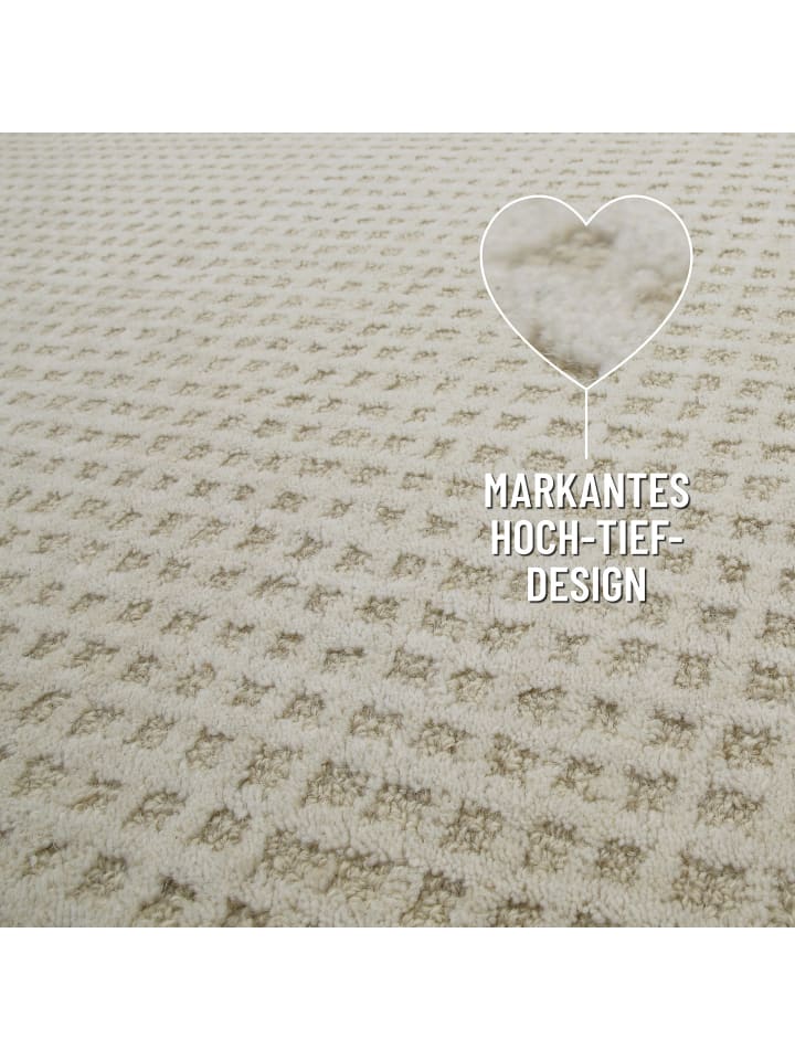 Wecon Home Läufer Hamptons THIRTY in creme weiß günstig kaufen