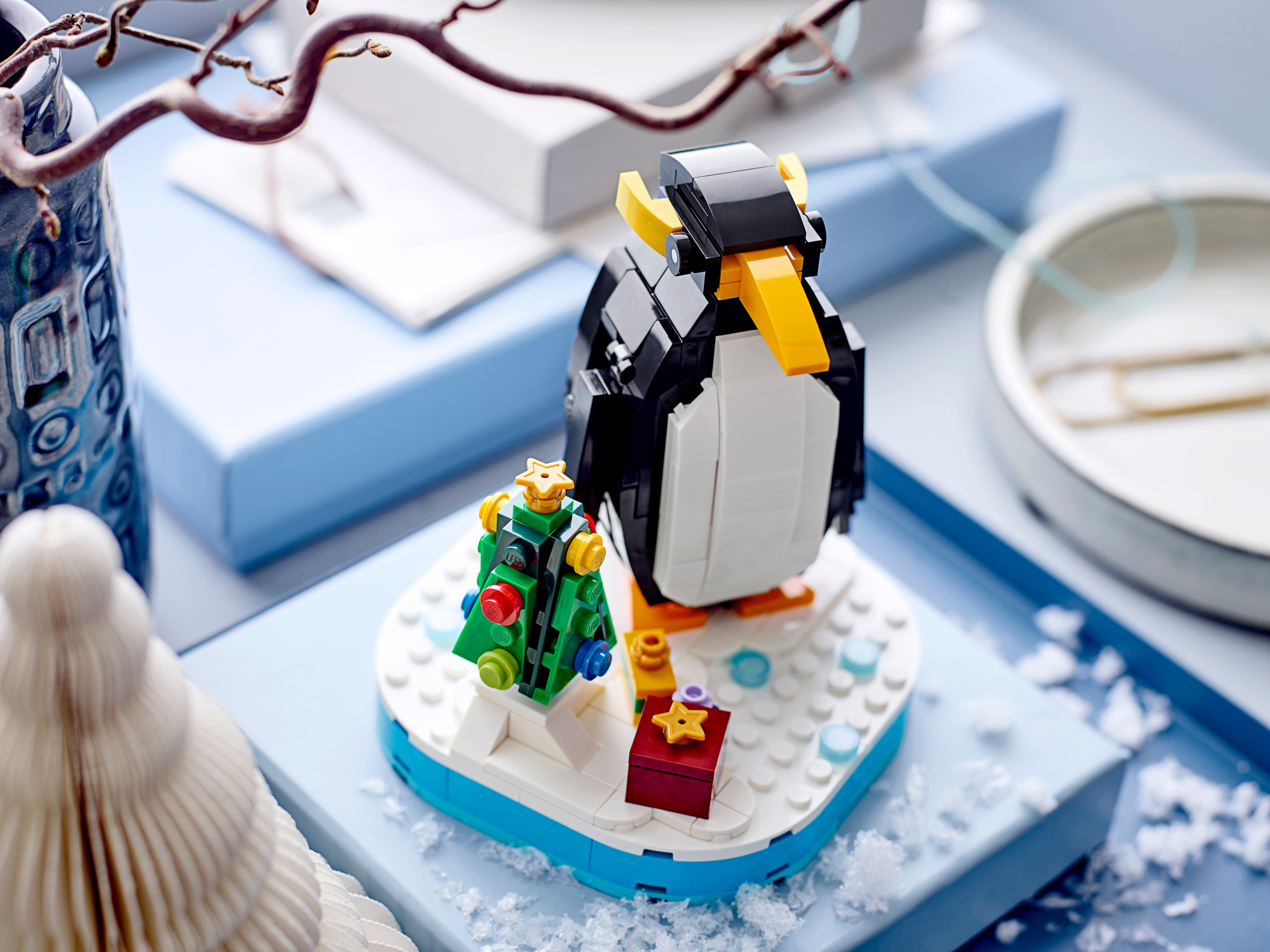 Weihnachtspinguin 40498