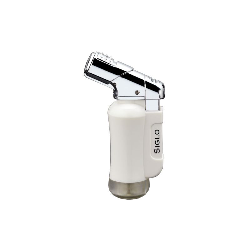 Siglo Mini Torch Lighter Glossy White, Zigarettenanzünder