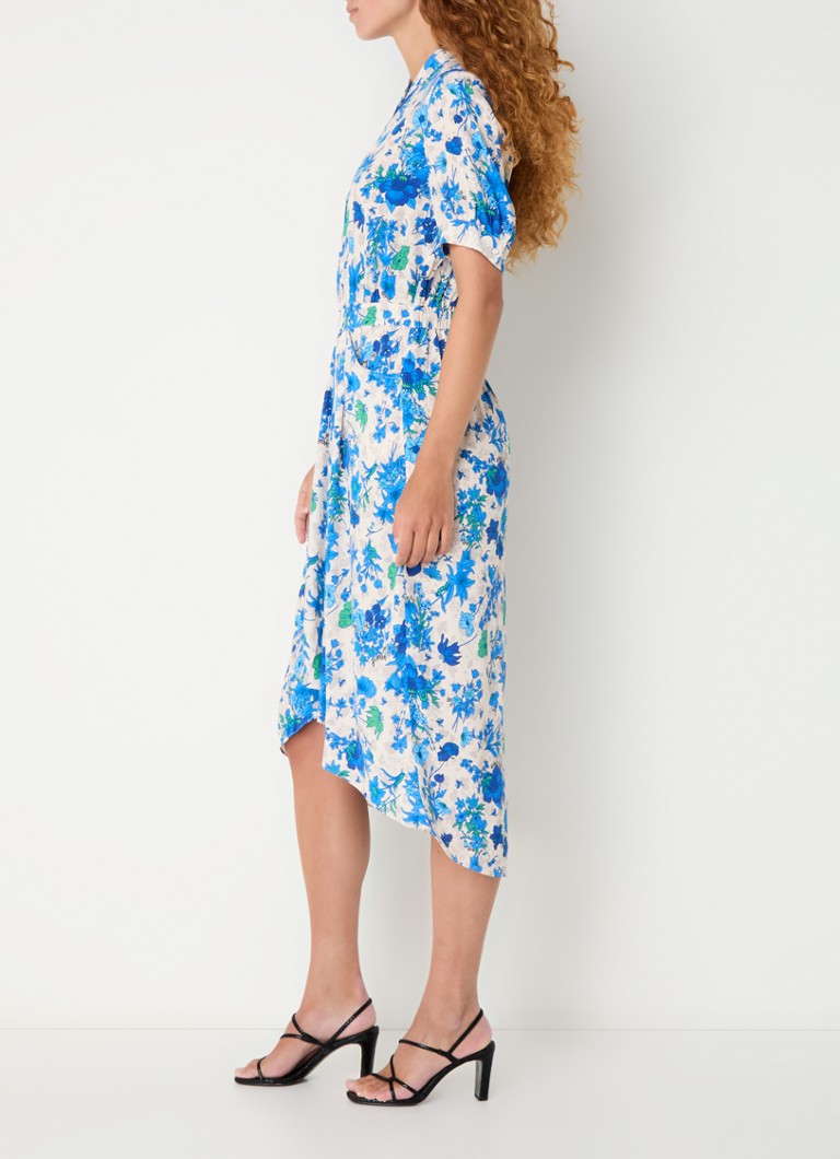 Rochie cămașă midi Rima de la Zadig&Voltaire, cu imprimeu floral și buzunare laterale.