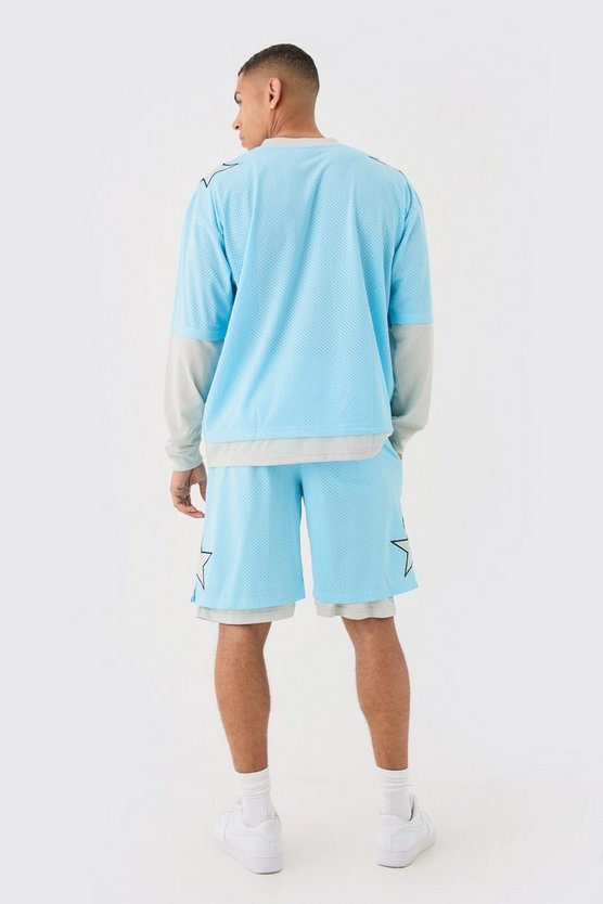 Lockere Basketball-Shorts
