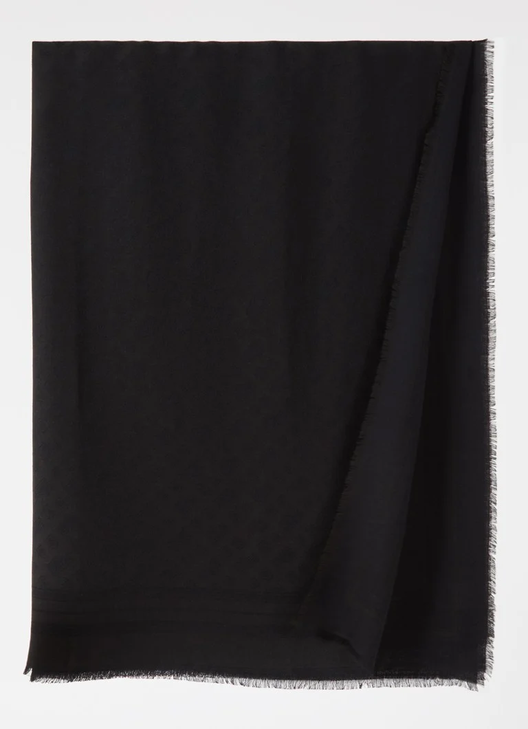 HUGO BOSS Ylona scarf in wo-blend 200 x 115 cm