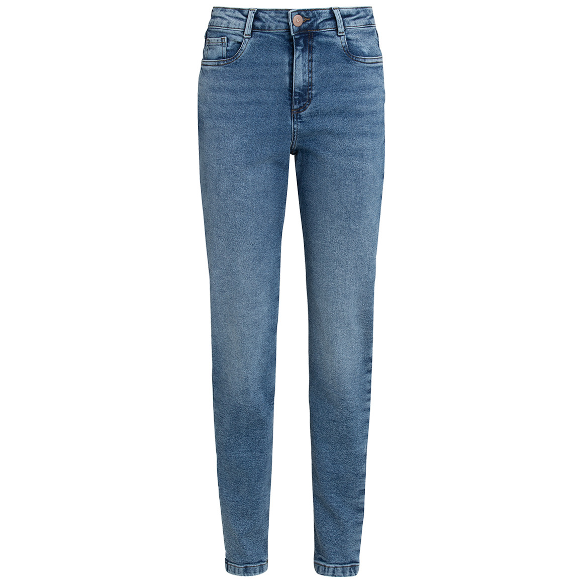 Damen Mom-Jeans mit Used-Waschung