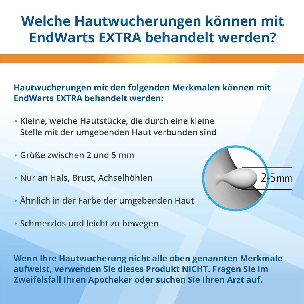 ENDWARTS Extra gegen Stielwarzen