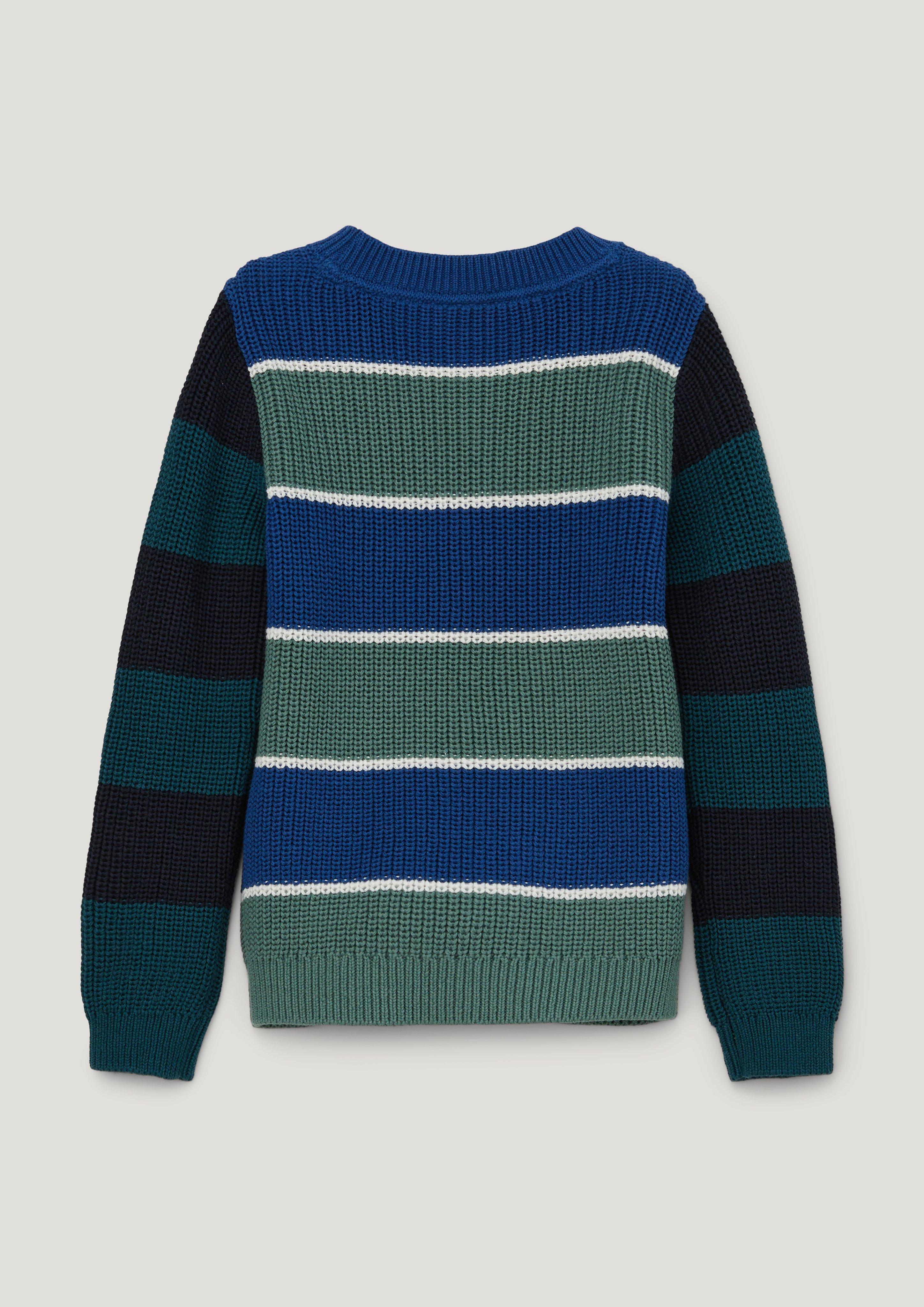 Strickpullover aus Baumwollmix  2134242-65X1
