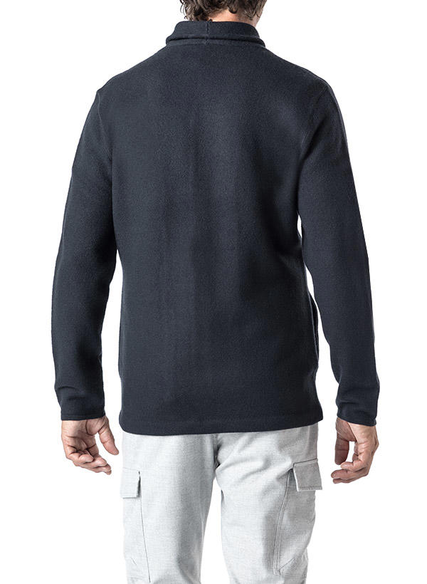 EMPORIO ARMANI, Sakko, Strick ungefüttert, blau
