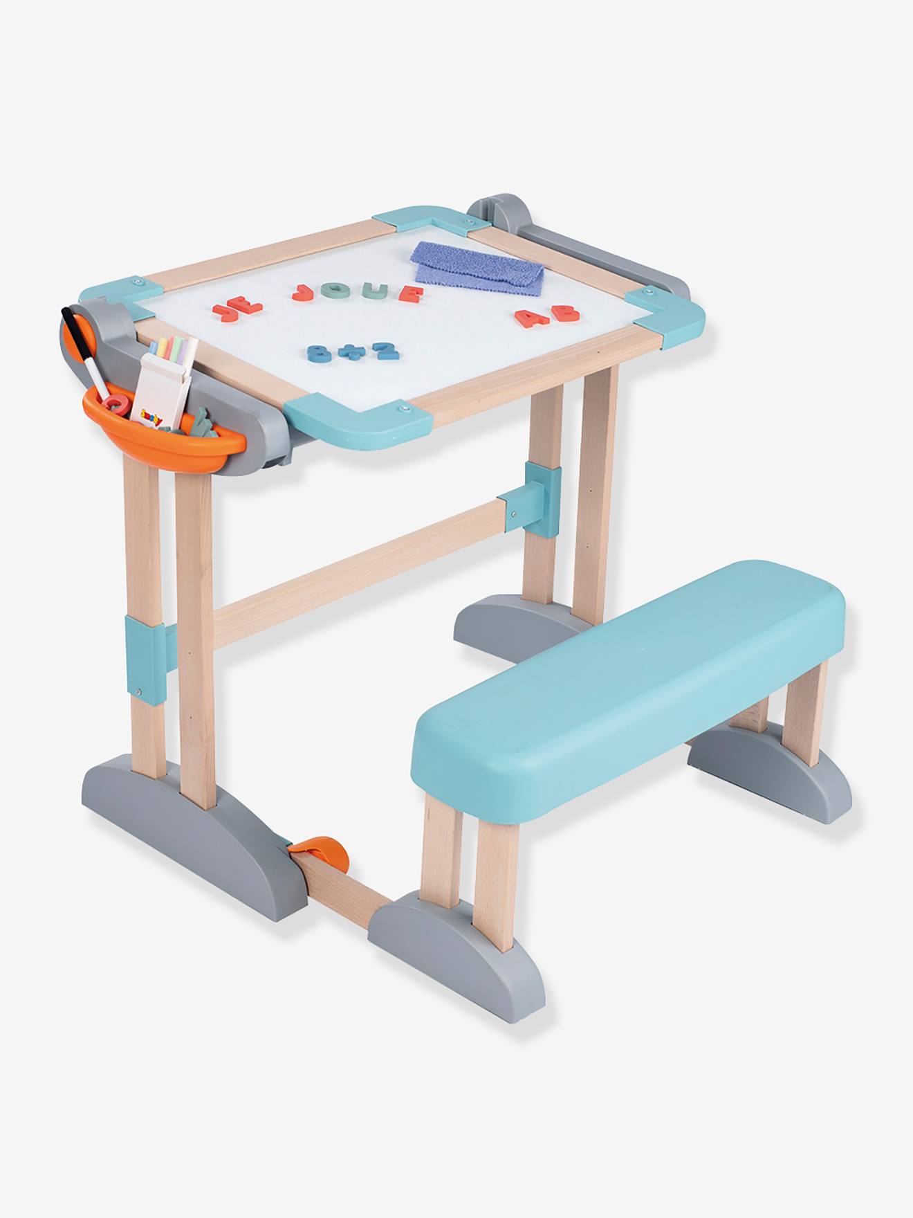 Smoby Kinder 2-in-1 Schulbank & Maltafel Modulo Space SMOBY - blau