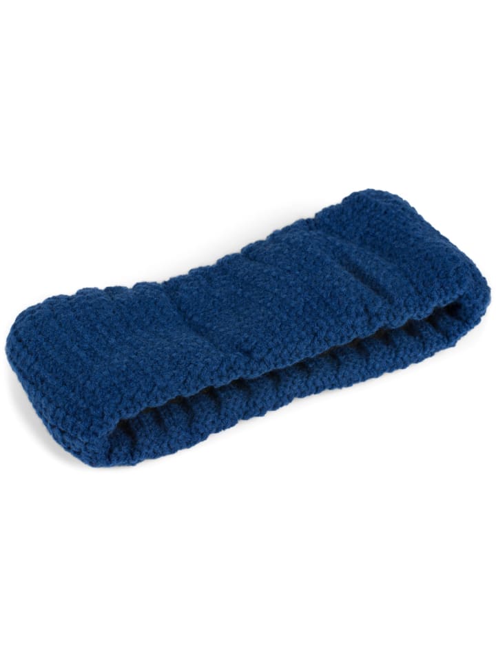 styleBREAKER Häkel Stirnband in Indigo Blau günstig kaufen onesize
