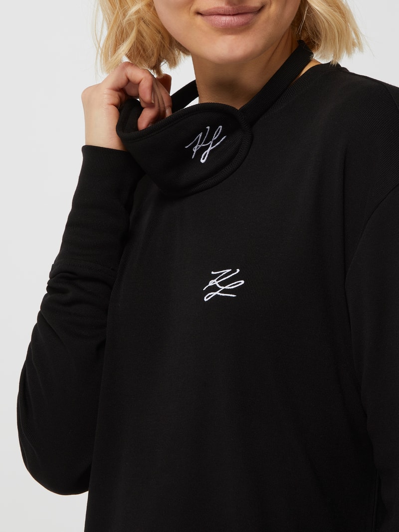 Loungewear im Set in schwarz