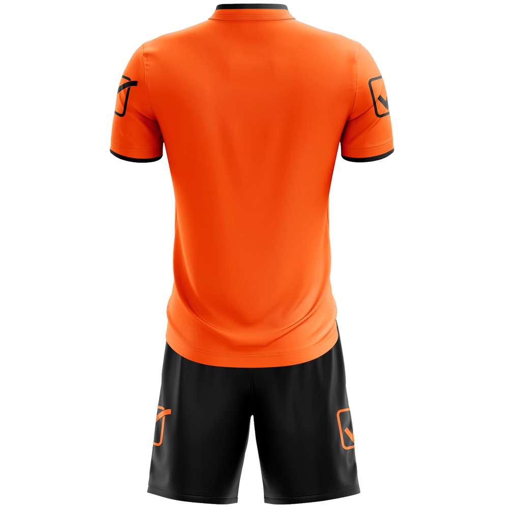 Givova Kit Campo Set Trikot + Shorts neonorange/schwarz