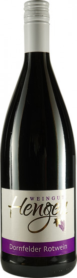 2022 Dornfelder lieblich 1,0 L - Weingut Hengen