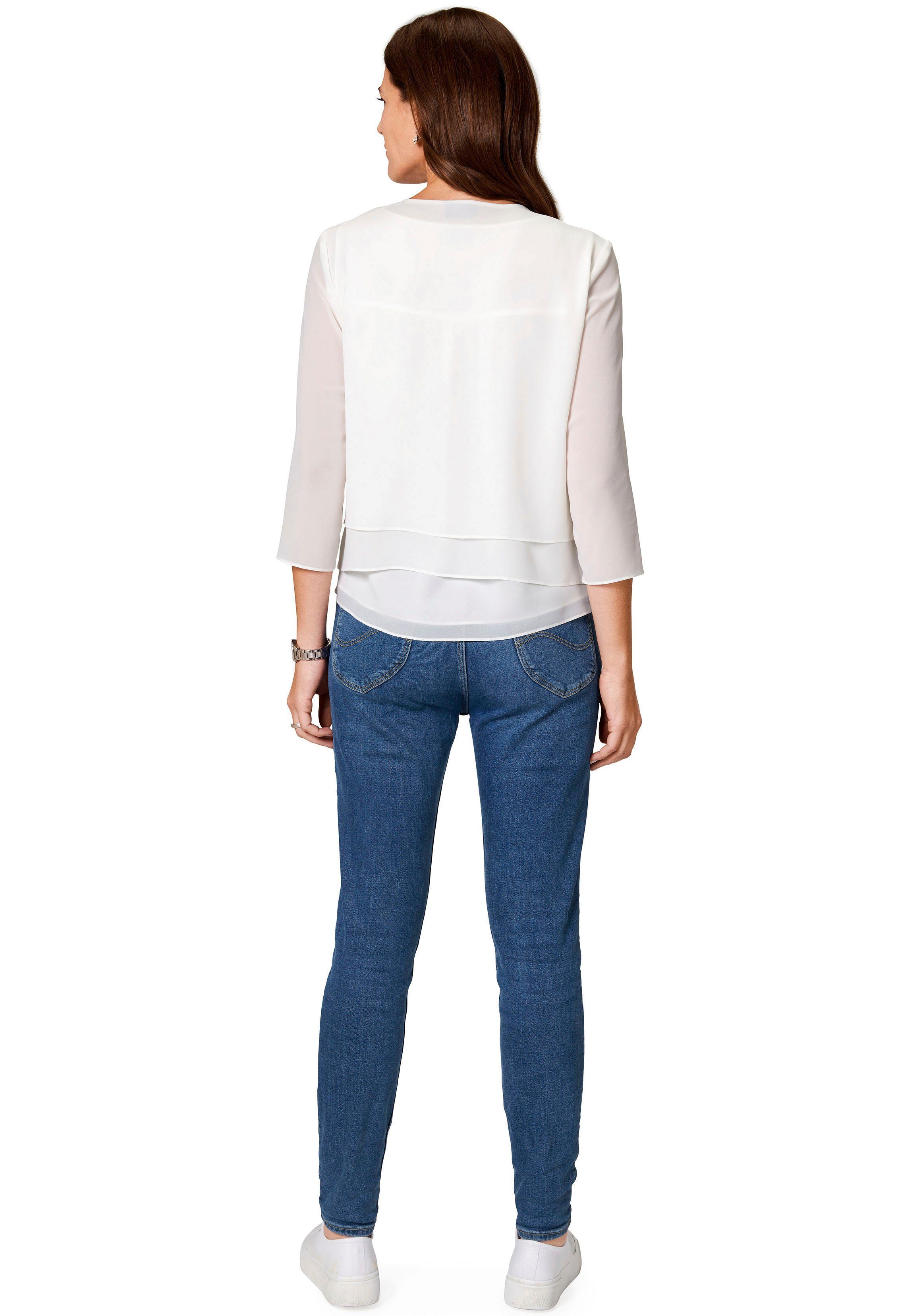 select! By Hermann Lange Blusenblazer im Lagen-Look