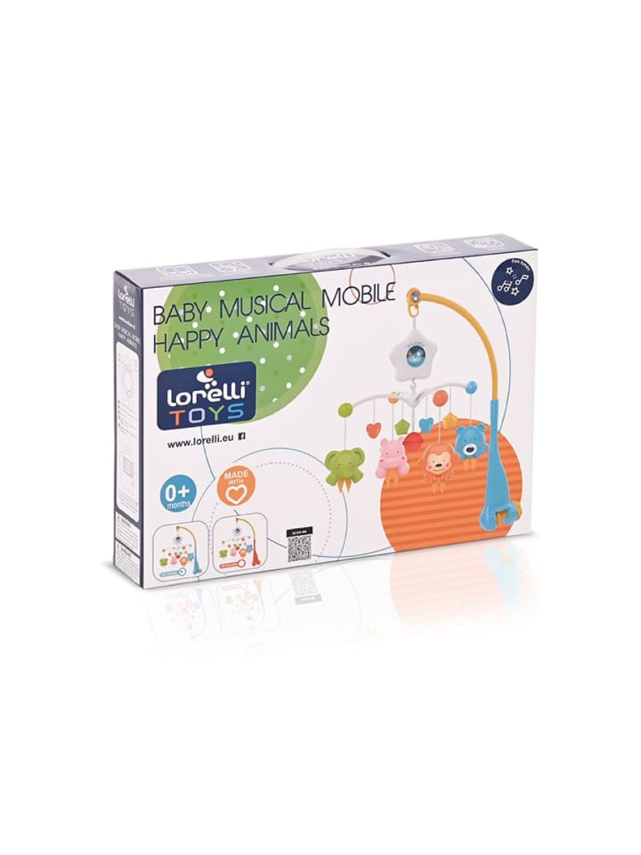 Lorelli Musik Mobile Happy Tiere in blau günstig kaufen onesize