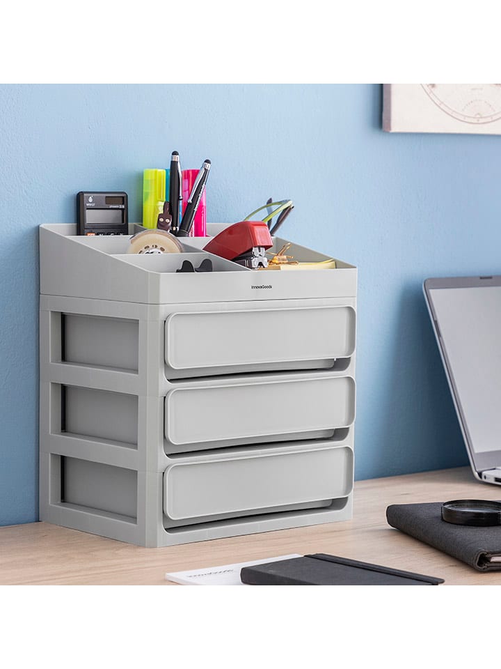 InnovaGoods Make-up Organizer in Grau - (B)26 x (H)29 x (T)19,5 cm günstig kaufen onesize