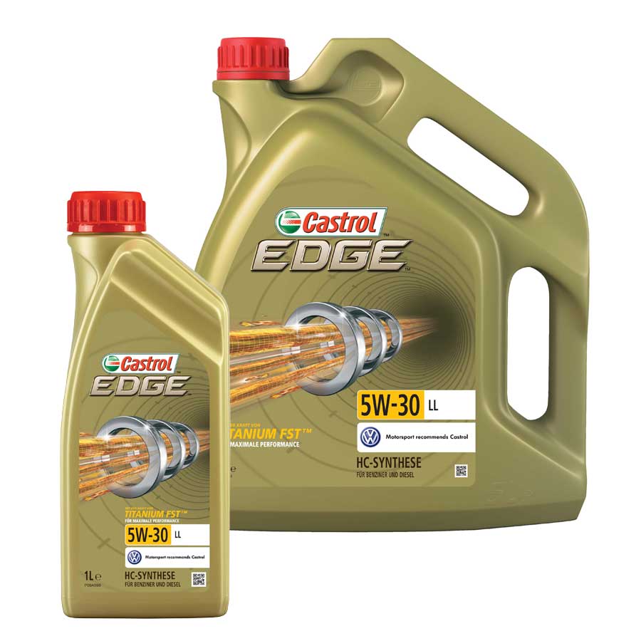 Castrol Edge 5W-30 Longlife III Motoröl mit Titanium FST, 5+1 Liter - ATU