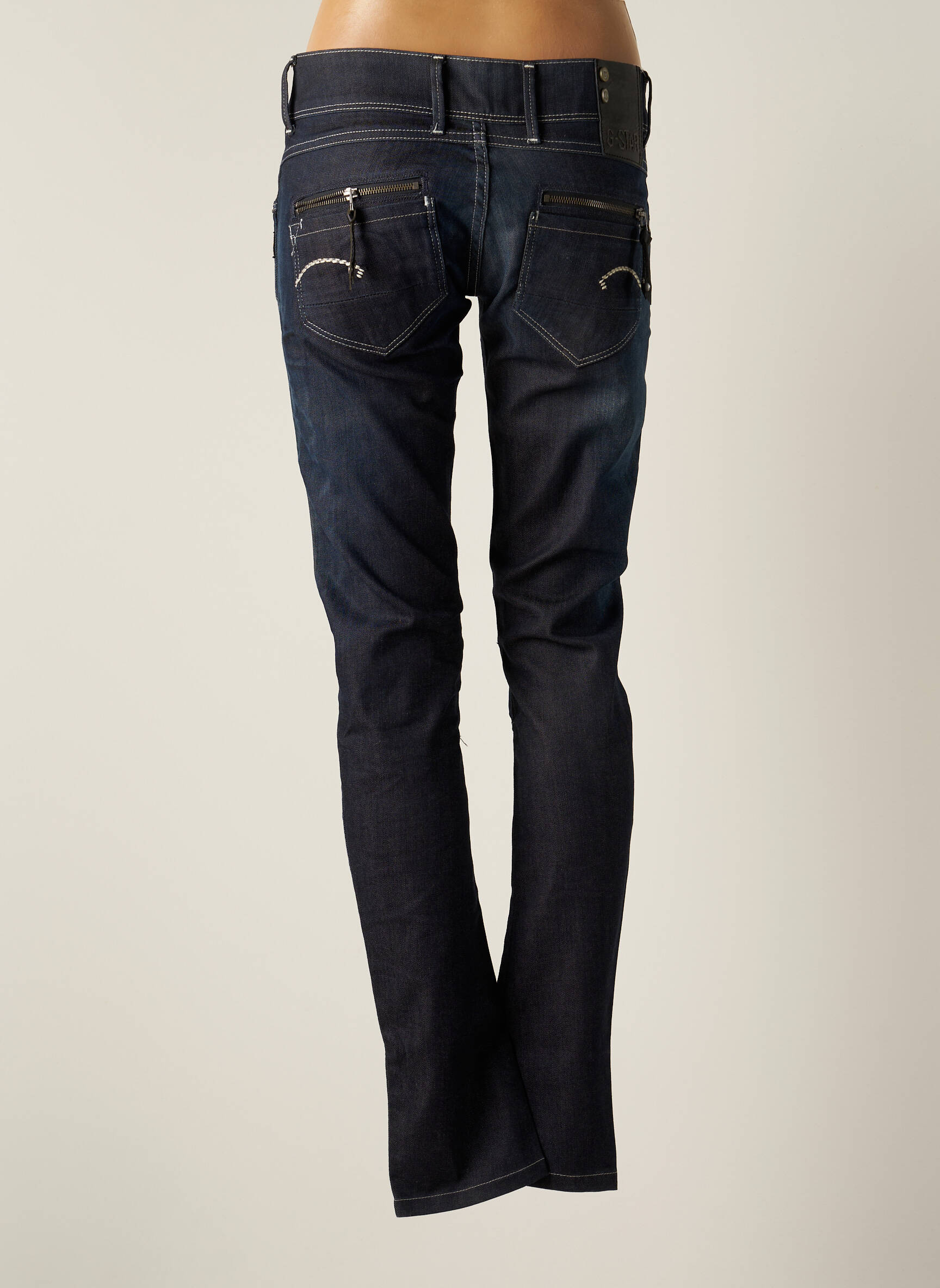 G Star Jeans Coupe Slim Femme couleur bleu