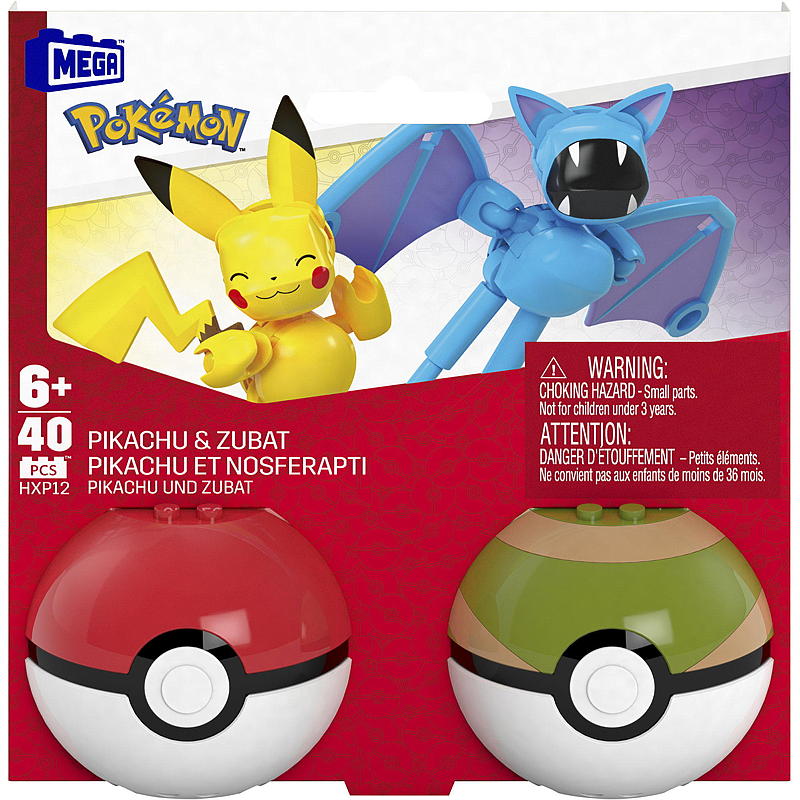 Pokemon Pikachu & Zubat Mega Pokemon