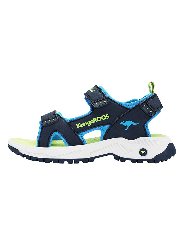 Kangaroos Sandalen in Dunkelblau/ Grün günstig kaufen
