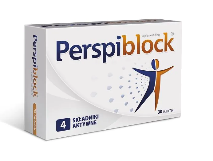 Perspiblock, complément alimentaire réduisant la transpiration, comprimés