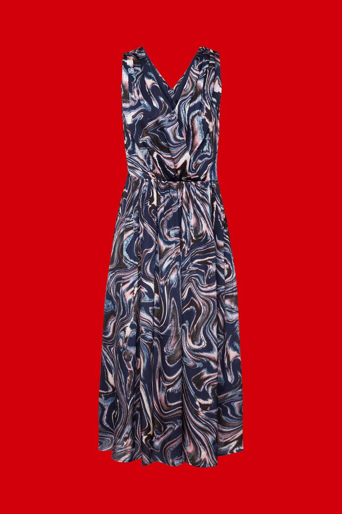 Midikleid mit Allover-Print