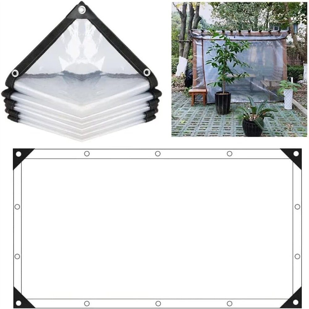 TUABUR Gartenlounge-Set Transparente, wasserdichte Plane für den Garten