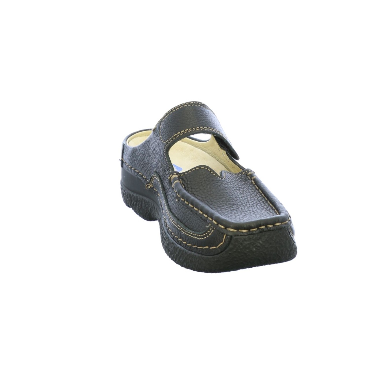 WOLKY Pantoletten schwarz Roll Slipper