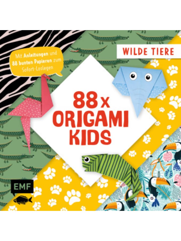 Michael Fischer Buch - 88 x Origami Kids - Wilde Tiere günstig kaufen onesize
