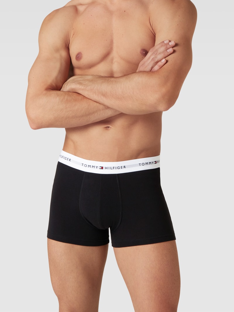 Trunks mit Label-Details im 3er-Pack in mittelgrau