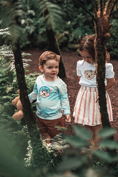 T-Shirt kurzarm, weiß für Mädchen