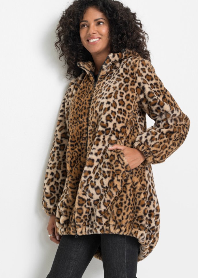 Leo-Mantel, Fake-Fur