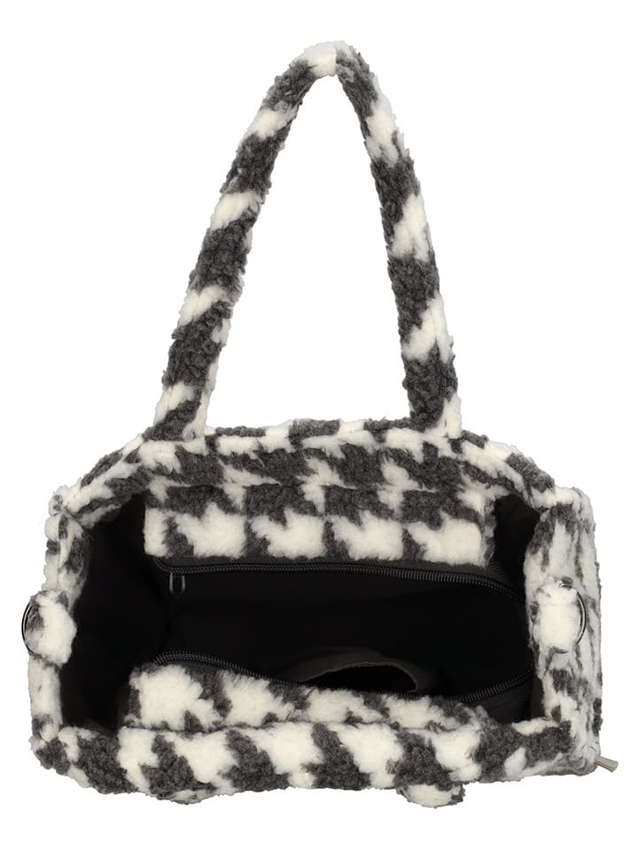 Beagles Henkeltasche in Weiß/ Schwarz - (B)27 x (H)22 x (T)10 cm günstig kaufen onesize