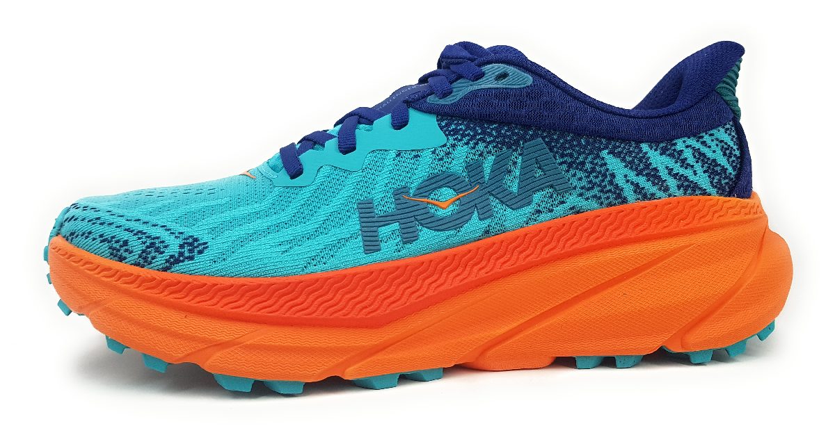 Hoka Chellenger ATR 7 1134498B Grün CVOR- Vibrant Orange
