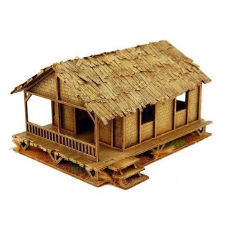 Low Woven Palm-Style Village House (28 mm)