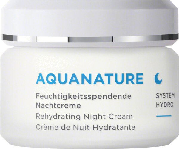 ANNEMARIE BÖRLIND AQUANATURE Feuchtigkeitsspendende Nachtcreme