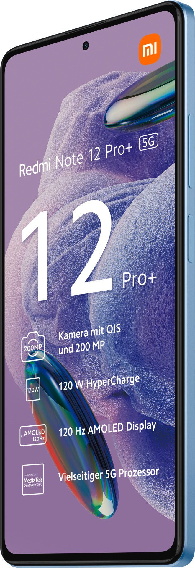 Xiaomi Redmi Note 12 Pro+ 5G 8GB+256GB Smartphone (16,94 cm/6,67 Zoll, 256 GB Speicherplatz, 200 MP Kamera)