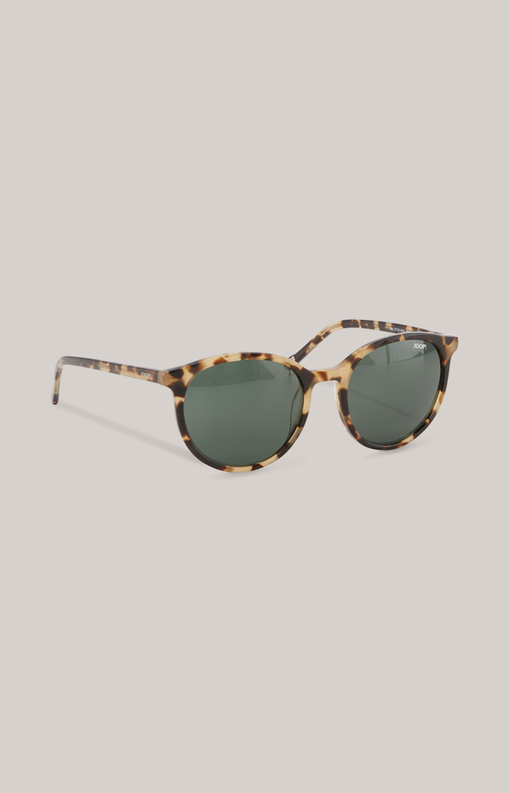 Sonnenbrille in Braun/Grün