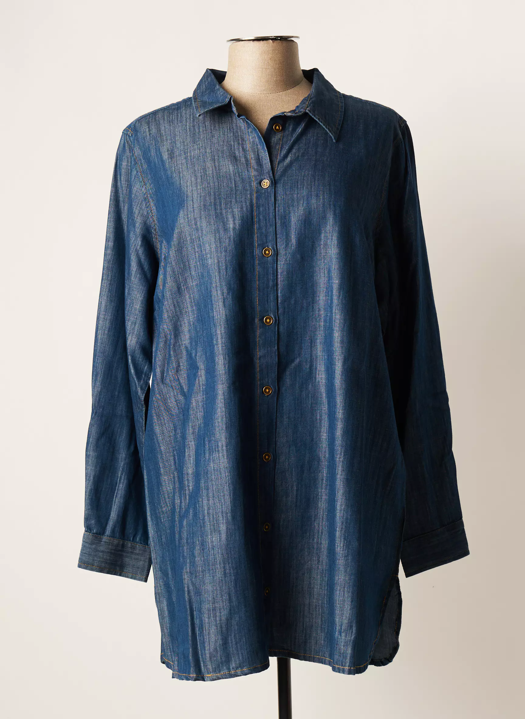 Ciso Robes Courtes Femme couleur bleu