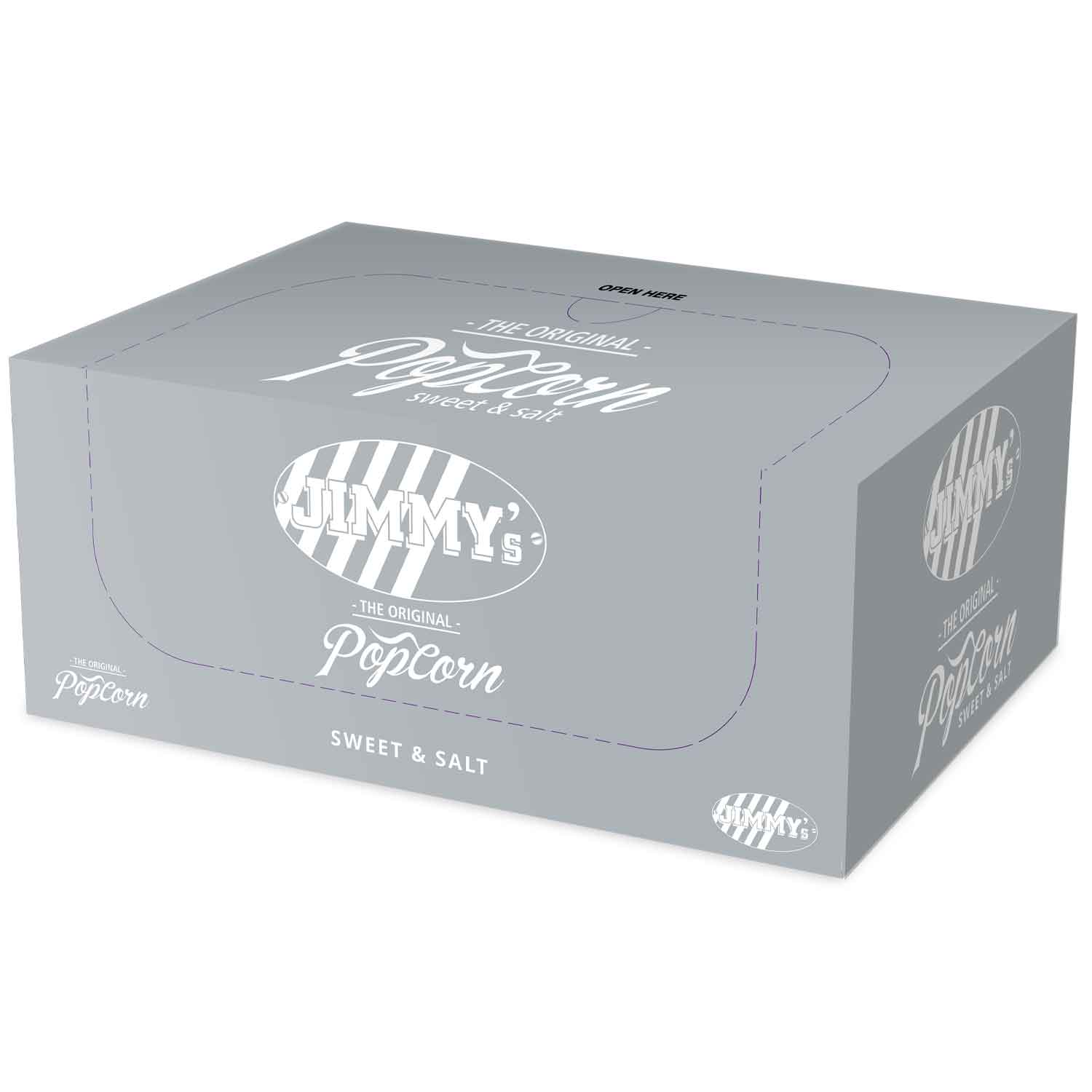 Jimmy's Popcorn Mini Bags Sweet & Salt 21x22g