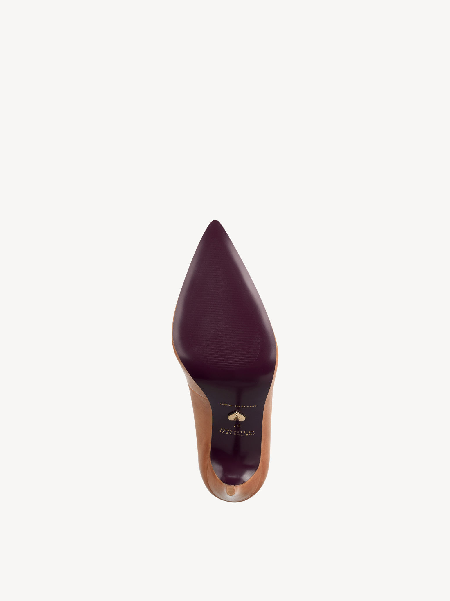 Escarpin en cuir - marron