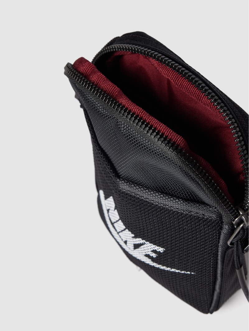 Micro Bag mit Label-Print in schwarz