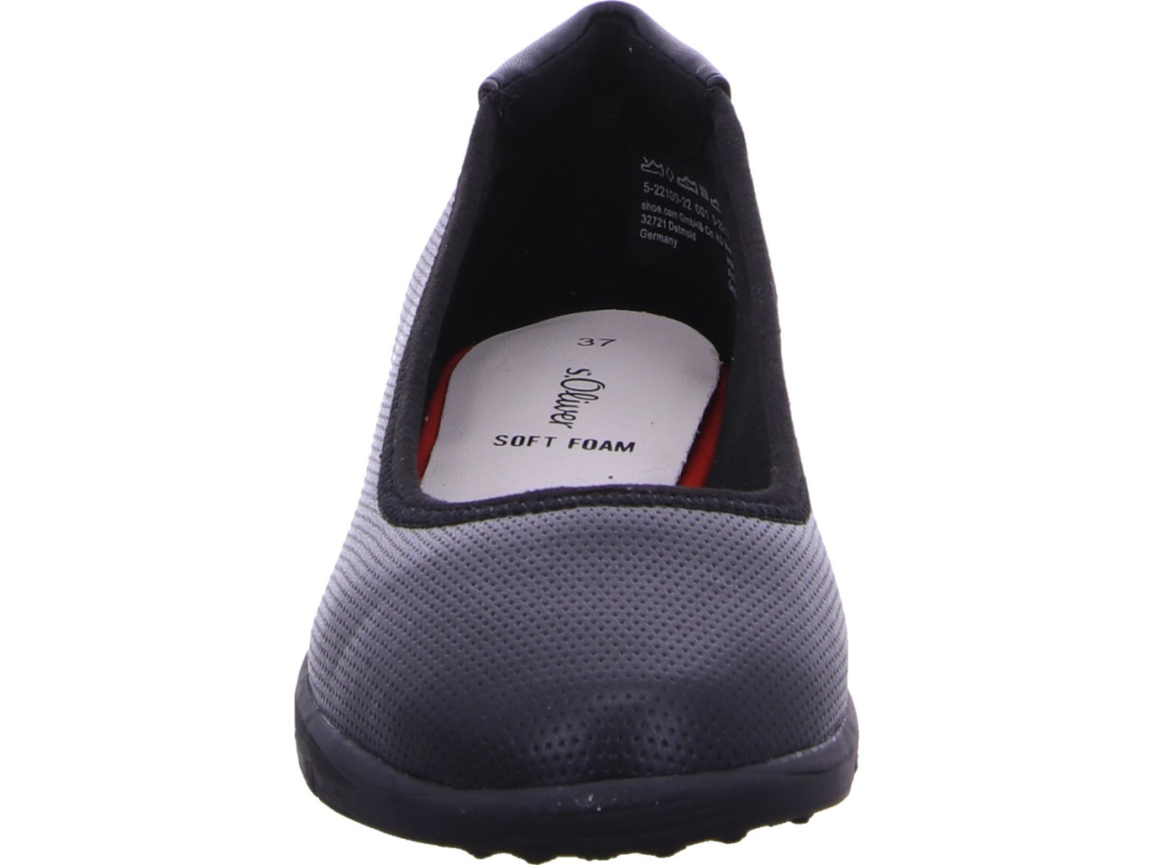 S.OLIVER Sportliche Slipper schwarz