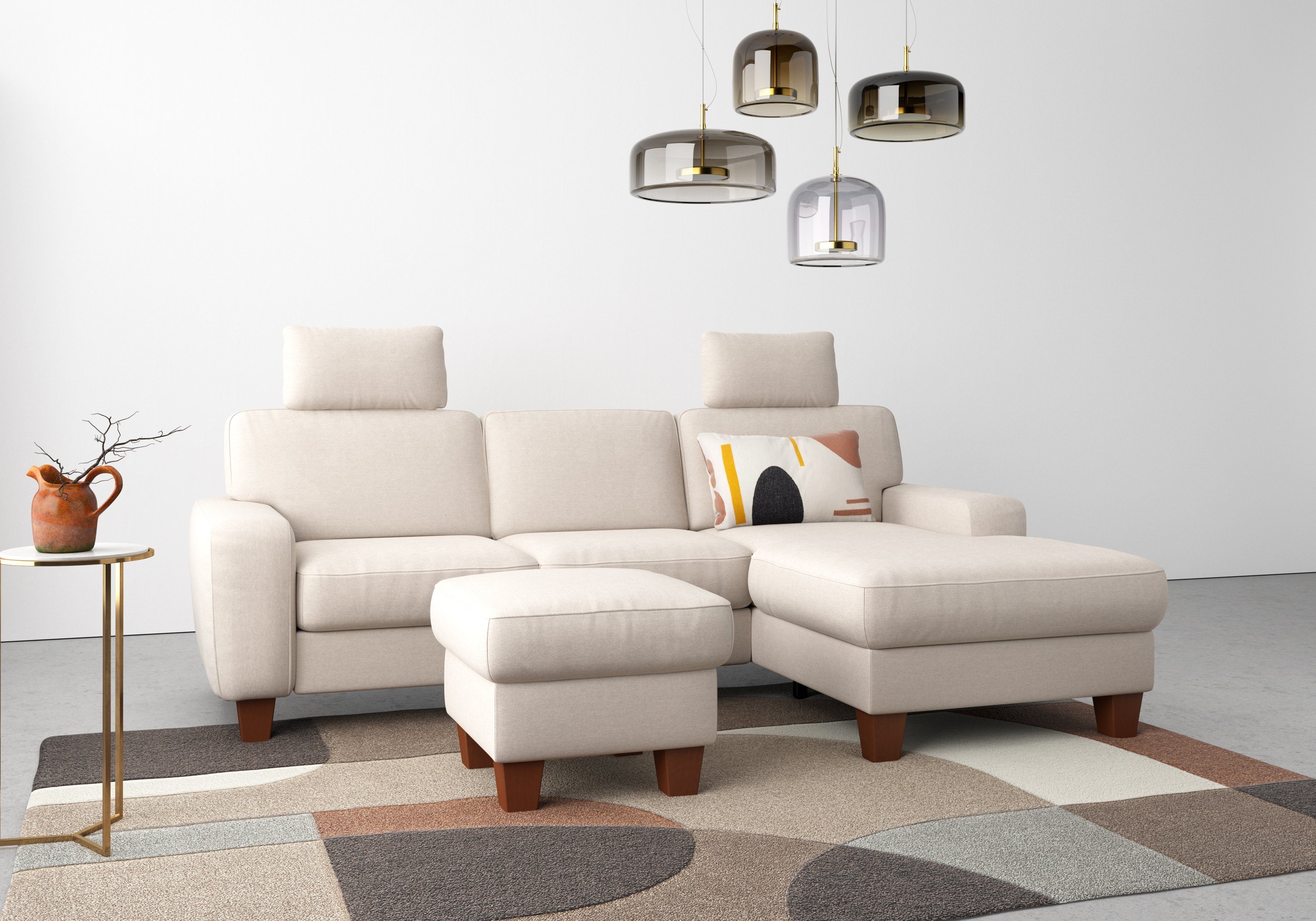 Home affaire Kopfstütze Vision, (Set, 2 Stk), passend zur Polsterserie 