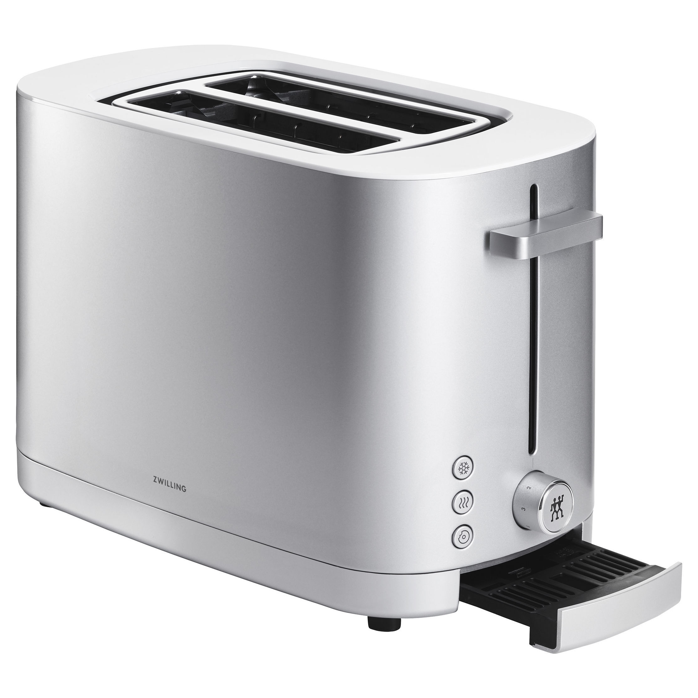 Toaster, 2 Schlitze kurz, Silber