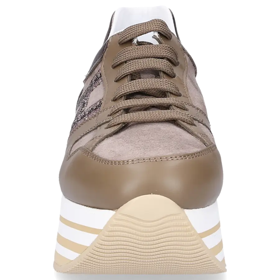 Hogan - Sneaker low Logo Strass beige - beige