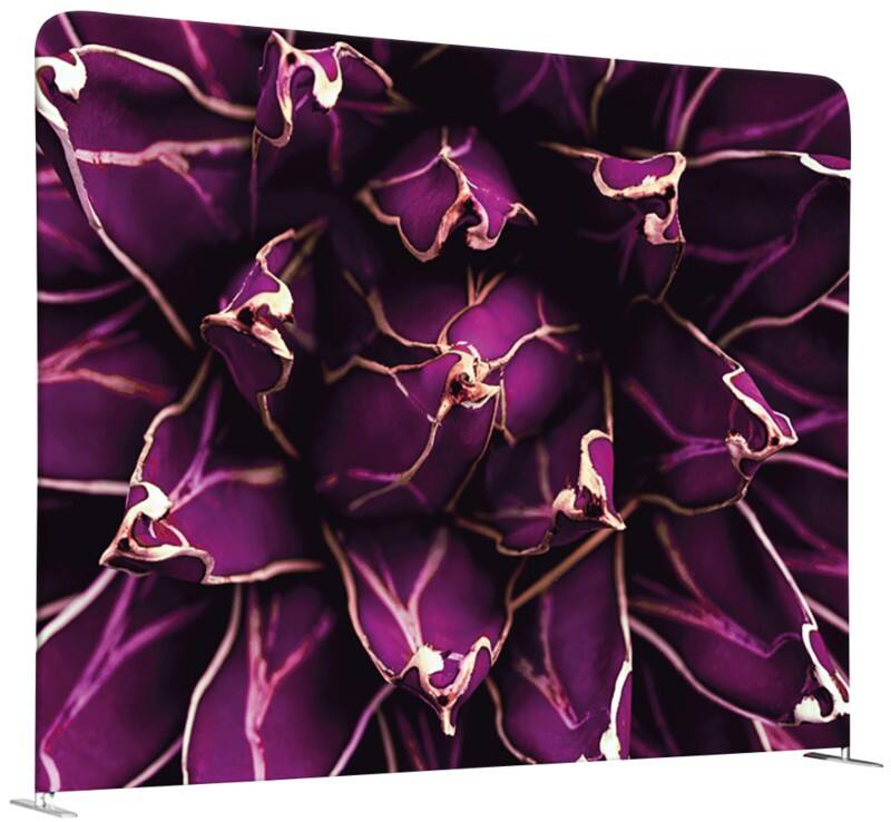 SHOWDOWN EU Raumteiler Aluminium Lila 1.500 x 450 x 1.500 mm