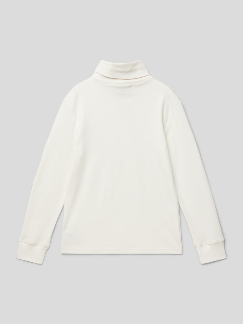 Sweatshirt mit Rollkragen in offwhite
