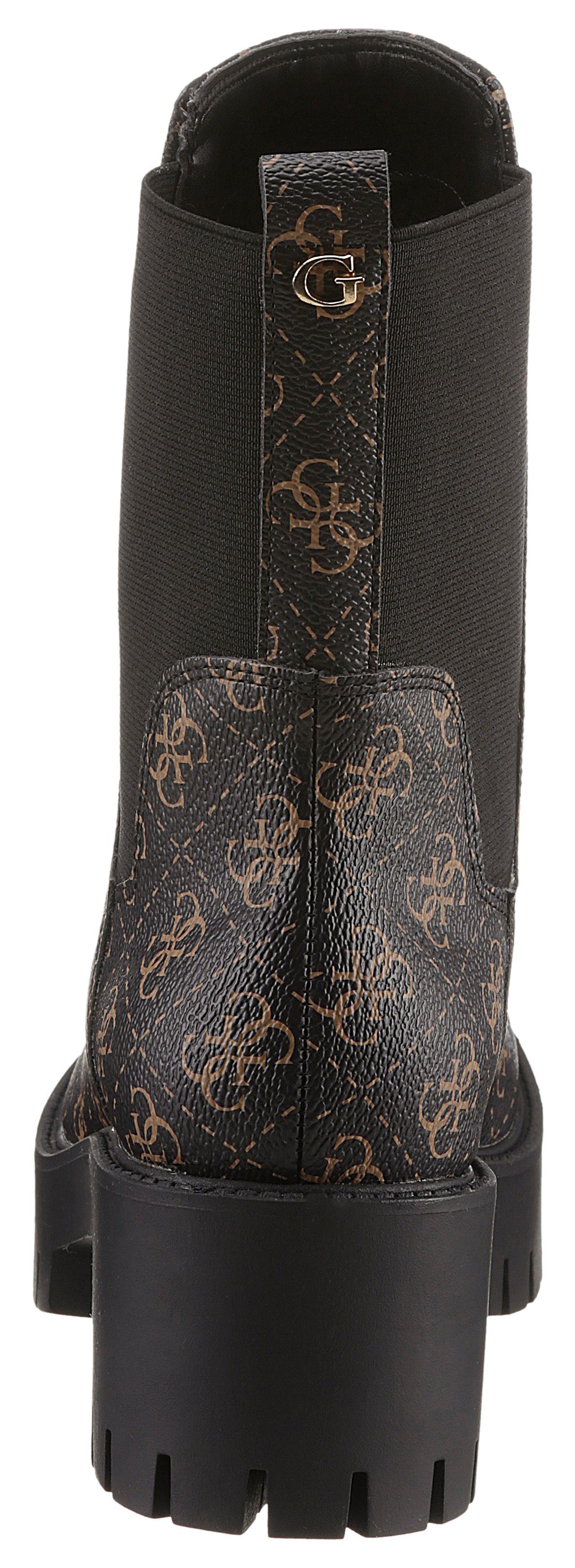 Guess WARIN Chelseaboots mit beidseitigem Stretcheinsatz