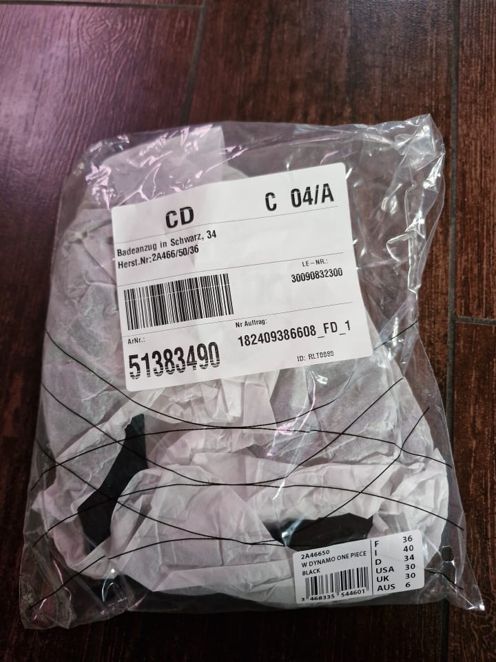 Arena Badeanzug in Schwarz günstig kaufen 34